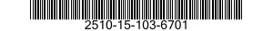 2510-15-103-6701 PIN,VEHICULAR LEAF SPRING SHACKLE 2510151036701 151036701
