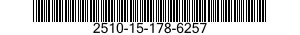 2510-15-178-6257 FRAME SECTION,STRUCTURAL,VEHICULAR 2510151786257 151786257