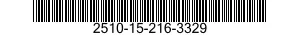 2510-15-216-3329 BARRE P/T. KIT 3LAM 2510152163329 152163329
