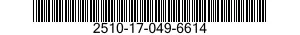 2510-17-049-6614 PIN,VEHICULAR LEAF SPRING SHACKLE 2510170496614 170496614