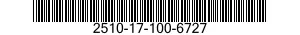 2510-17-100-6727 RANDSTUK, ZIJWAND 2510171006727 171006727