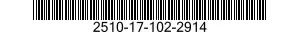 2510-17-102-2914 PIN,VEHICULAR LEAF SPRING SHACKLE 2510171022914 171022914