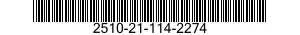 2510-21-114-2274  2510211142274 211142274
