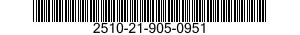 2510-21-905-0951 FENDER,VEHICULAR 2510219050951 219050951