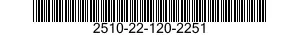 2510-22-120-2251 BRACKET,DOUBLE ANGLE 2510221202251 221202251