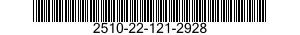2510-22-121-2928 BRACKET,MOUNTING 2510221212928 221212928