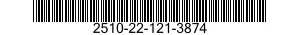 2510-22-121-3874 BRACKET,VEHICULAR COMPONENTS 2510221213874 221213874