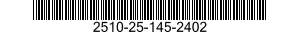 2510-25-145-2402 FRAME SECTION,STRUCTURAL,VEHICULAR 2510251452402 251452402