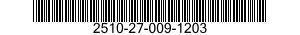 2510-27-009-1203 FRAME SECTION,STRUCTURAL,VEHICULAR 2510270091203 270091203