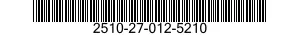2510-27-012-5210 LOCK SET,VEHICULAR DOOR 2510270125210 270125210