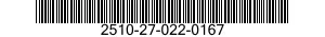 2510-27-022-0167 FRAME SECTION,STRUCTURAL,VEHICULAR 2510270220167 270220167