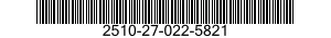 2510-27-022-5821 FRAME SECTION,STRUCTURAL,VEHICULAR 2510270225821 270225821