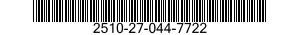 2510-27-044-7722 FRAME SECTION,STRUCTURAL,VEHICULAR 2510270447722 270447722