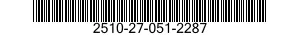 2510-27-051-2287 FRAME SECTION,STRUCTURAL,VEHICULAR 2510270512287 270512287