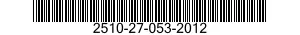 2510-27-053-2012 FRAME SECTION,STRUCTURAL,VEHICULAR 2510270532012 270532012