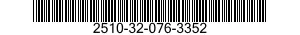 2510-32-076-3352 BRACKET,MOUNTING 2510320763352 320763352