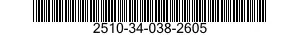2510-34-038-2605 CAB ASSEMBLY 2510340382605 340382605