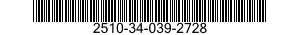 2510-34-039-2728 FRAME SECTION,STRUCTURAL,VEHICULAR 2510340392728 340392728
