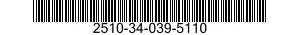2510-34-039-5110 PANEL,VEHICULAR OPERATION 2510340395110 340395110