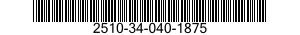 2510-34-040-1875 LINER,VEHICULAR FENDER 2510340401875 340401875