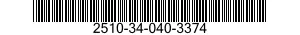 2510-34-040-3374 FRAME SECTION,STRUCTURAL,VEHICULAR 2510340403374 340403374
