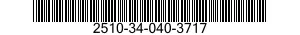 2510-34-040-3717 FRAME SECTION,STRUCTURAL,VEHICULAR 2510340403717 340403717