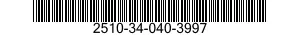 2510-34-040-3997 FRAME SECTION,STRUCTURAL,VEHICULAR 2510340403997 340403997