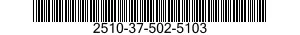 2510-37-502-5103 BRACKET,SUPPORT 2510375025103 375025103