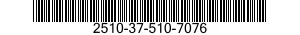 2510-37-510-7076 SIDE RACK,VEHICLE BODY 2510375107076 375107076
