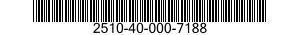 2510-40-000-7188 PATCH,STRUCTURAL COMPONENT,VEHICULAR 2510400007188 400007188