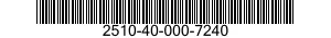 2510-40-000-7240 PATCH,STRUCTURAL COMPONENT,VEHICULAR 2510400007240 400007240