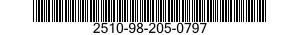 2510-98-205-0797 TREAD,METALLIC,NONSKID 2510982050797 982050797
