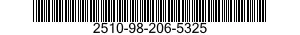 2510-98-206-5325 SIDE RACK SET,VEHICLE BODY 2510982065325 982065325