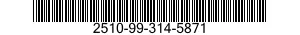 2510-99-314-5871 HINGE,DOOR,VEHICULAR 2510993145871 993145871