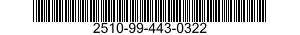 2510-99-443-0322 FRAME SECTION,STRUCTURAL,VEHICULAR 2510994430322 994430322