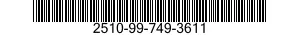 2510-99-749-3611 BRACKET,BUFFER,TAIL 2510997493611 997493611