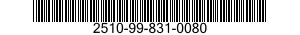 2510-99-831-0080  2510998310080 998310080