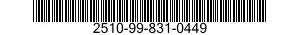 2510-99-831-0449 PIN,VEHICULAR LEAF SPRING SHACKLE 2510998310449 998310449