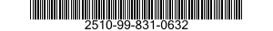 2510-99-831-0632  2510998310632 998310632
