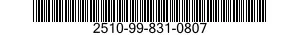 2510-99-831-0807  2510998310807 998310807