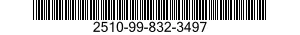 2510-99-832-3497 PIN,VEHICULAR LEAF SPRING SHACKLE 2510998323497 998323497