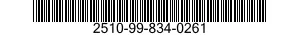 2510-99-834-0261  2510998340261 998340261