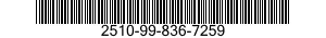2510-99-836-7259  2510998367259 998367259