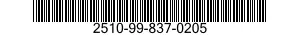 2510-99-837-0205  2510998370205 998370205