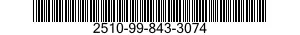 2510-99-843-3074 BADGE,RADIATOR GRIL 2510998433074 998433074