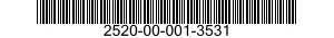 2520-00-001-3531 YOKE,UNIVERSAL JOINT,VEHICULAR 2520000013531 000013531
