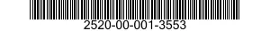 2520-00-001-3553 YOKE,UNIVERSAL JOINT,VEHICULAR 2520000013553 000013553