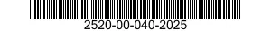 2520-00-040-2025  2520000402025 000402025