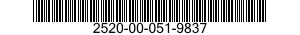 2520-00-051-9837 BEARING,BALL,ANNULAR 2520000519837 000519837