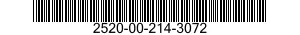 2520-00-214-3072  2520002143072 002143072